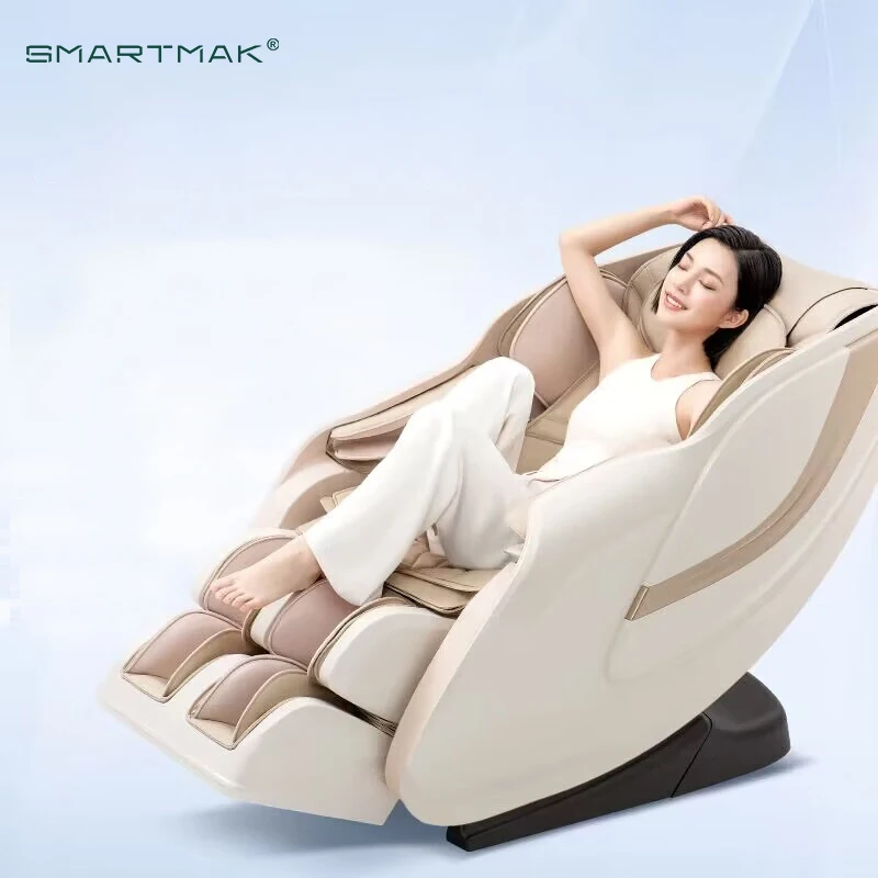 Silla de Masaje Comercial Zero Gravity 3D 4D con Bolsas de Aire para Masaje Corporal Completo