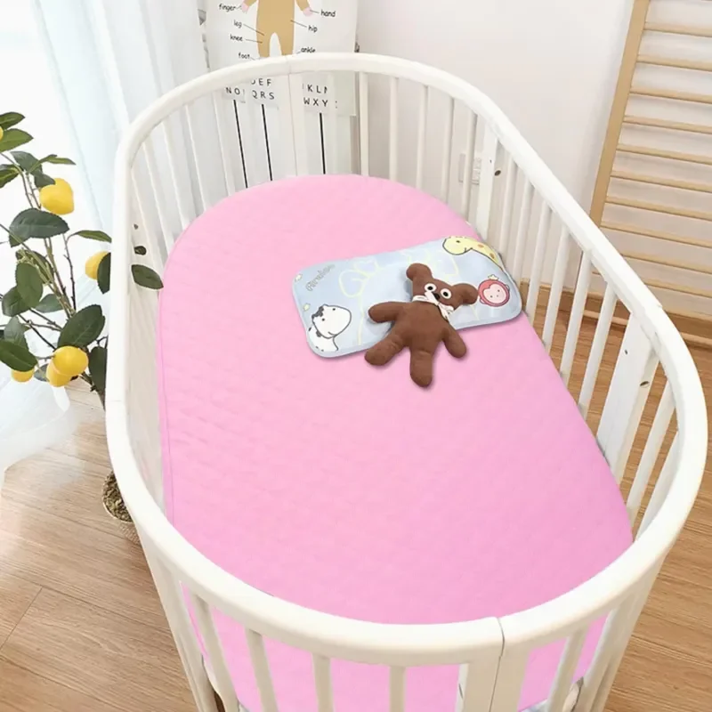 Waterproof Soft Cover Gel Memory Foam Double Sided Cradle Mattress Fits Moses Basket