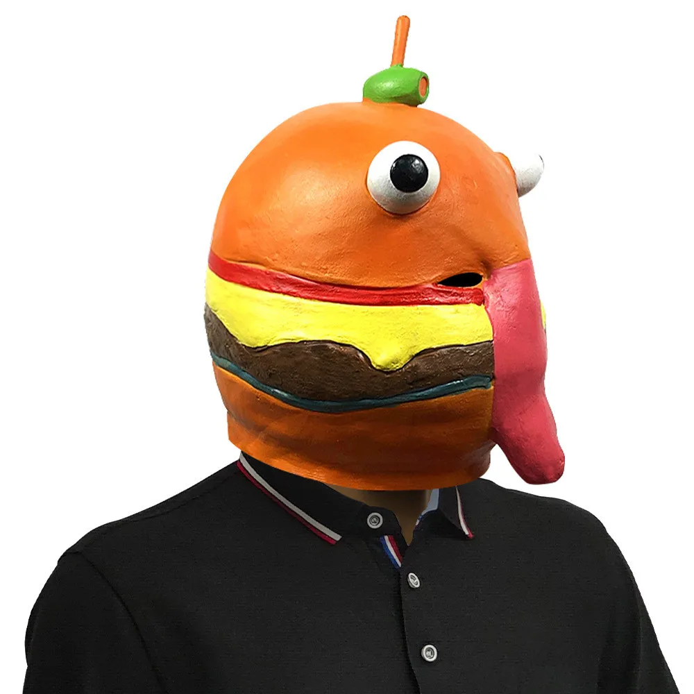 Latex-Kohlkopfmaske, Halloween-Kostüm für Maskenball-Partys, Gesichtsmasken-Requisiten – Detail 3