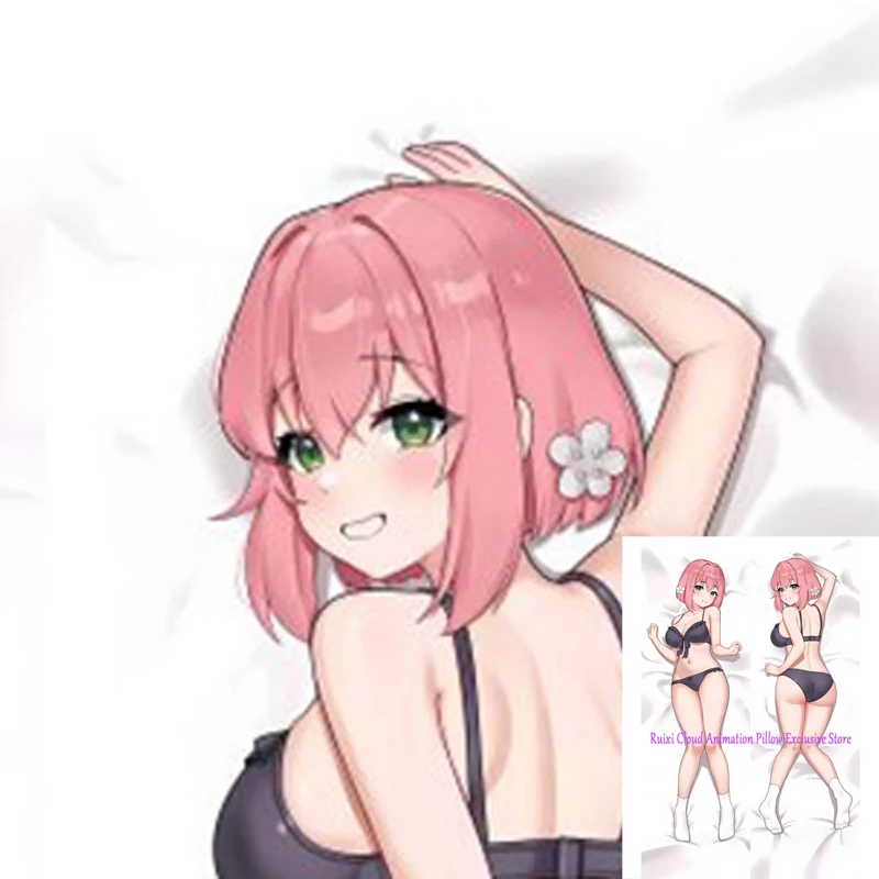 

Dakimakura Anime Hanazono Hakari Double-sided Print Life-size Body Game Pillow Cover Bedding Gifts