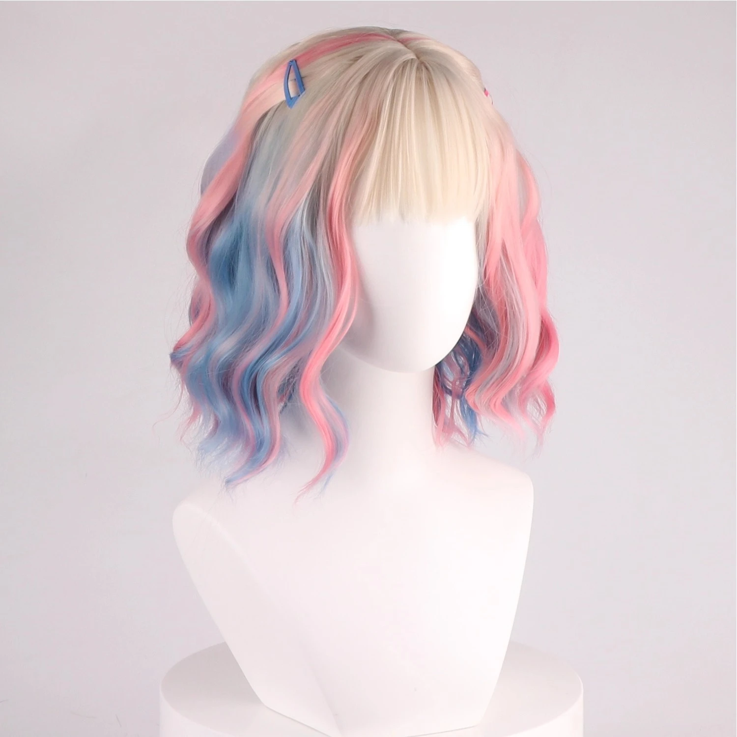 إنيد سنكلير شعر مستعار تأثيري الأربعاء2 بالذئب فتاة اثنين من لهجة التدرج اللون الشعر