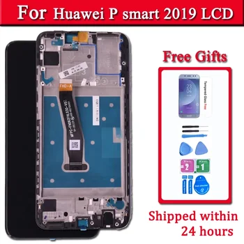 หน้าจอสําหรับ Huawei P สมาร์ท 2019 จอแสดงผล POT-LX1,POT-LX1AF,POT-LX2J,POT-LX3,POT-LX1A Touch Digitizer LCD Assembly Repair Part