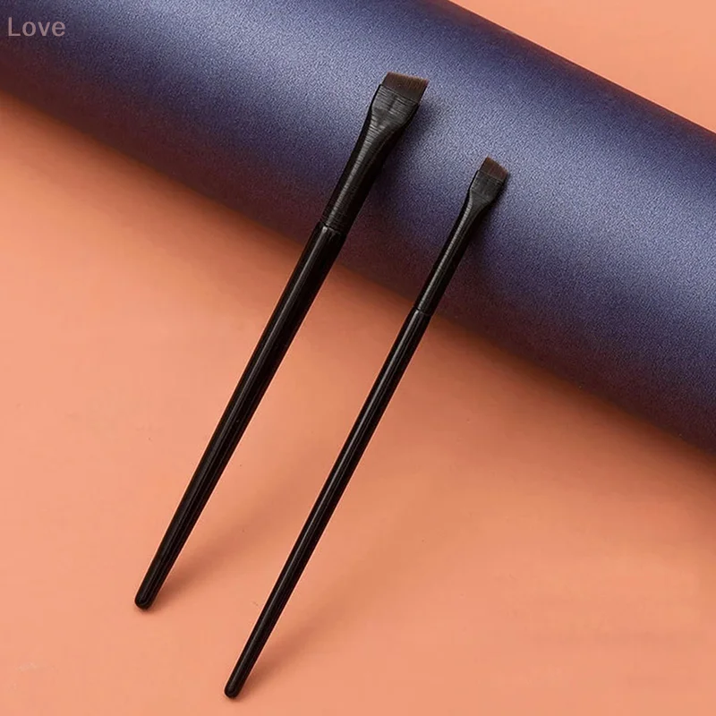 [L&P] Pennello per sopracciglia super sottile Pennello per eyeliner con punta affilata angolata per capelli sintetici per strumenti di trucco precisi