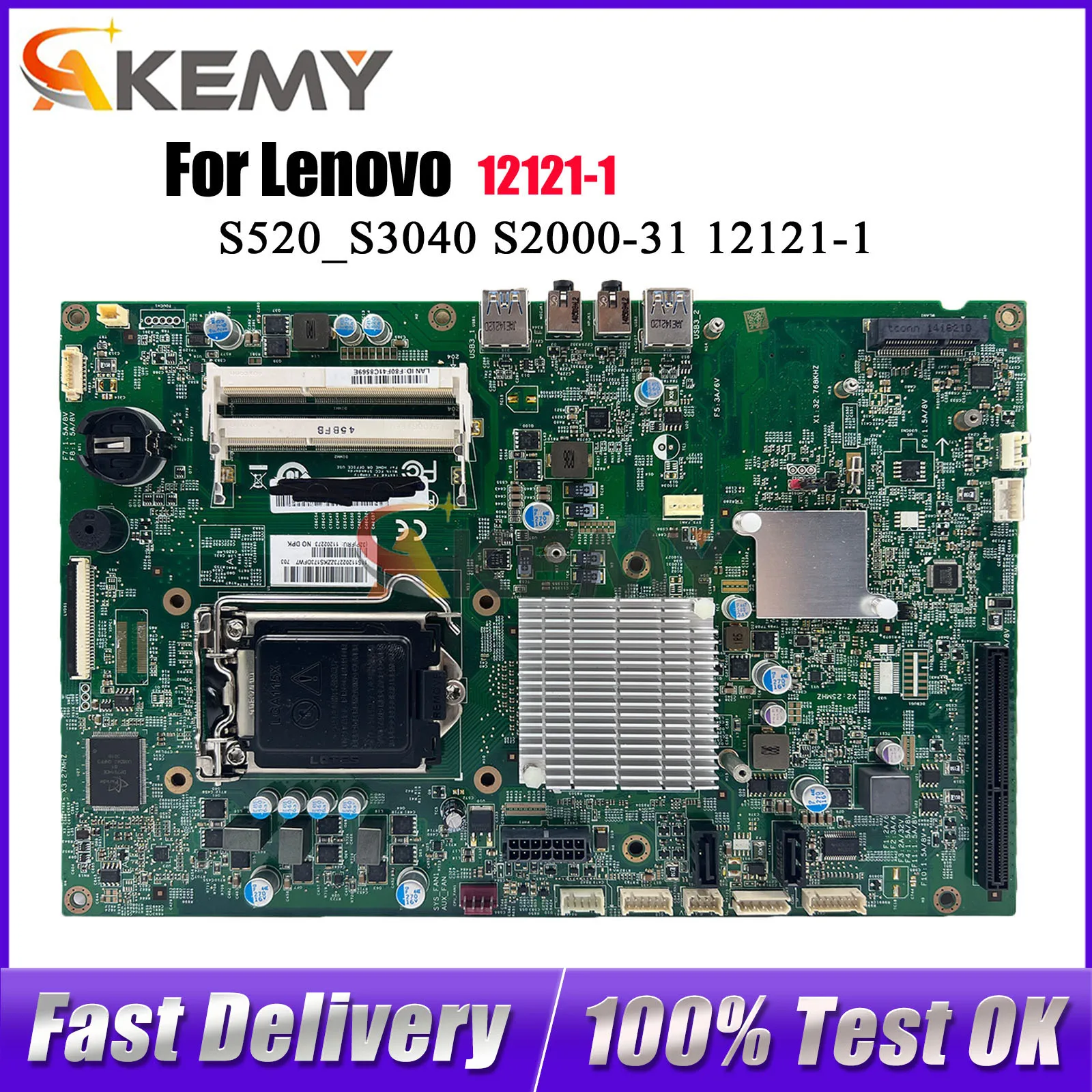 

For Lenovo ThinkCentre M7250Z 12121-1 All-in-One Motherboard With IH81SG PIH81F DDR3 100% Fully Tested