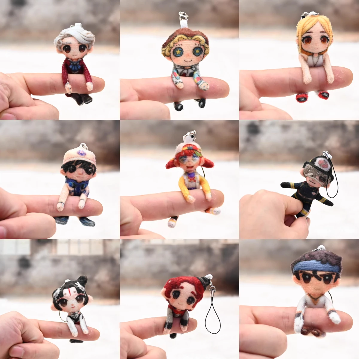 5cm Game Identity V Plush Doll Anime Mercenary Composer Embalmer Soft Figure Stuffed Keychain Cosplay Toy for Gift