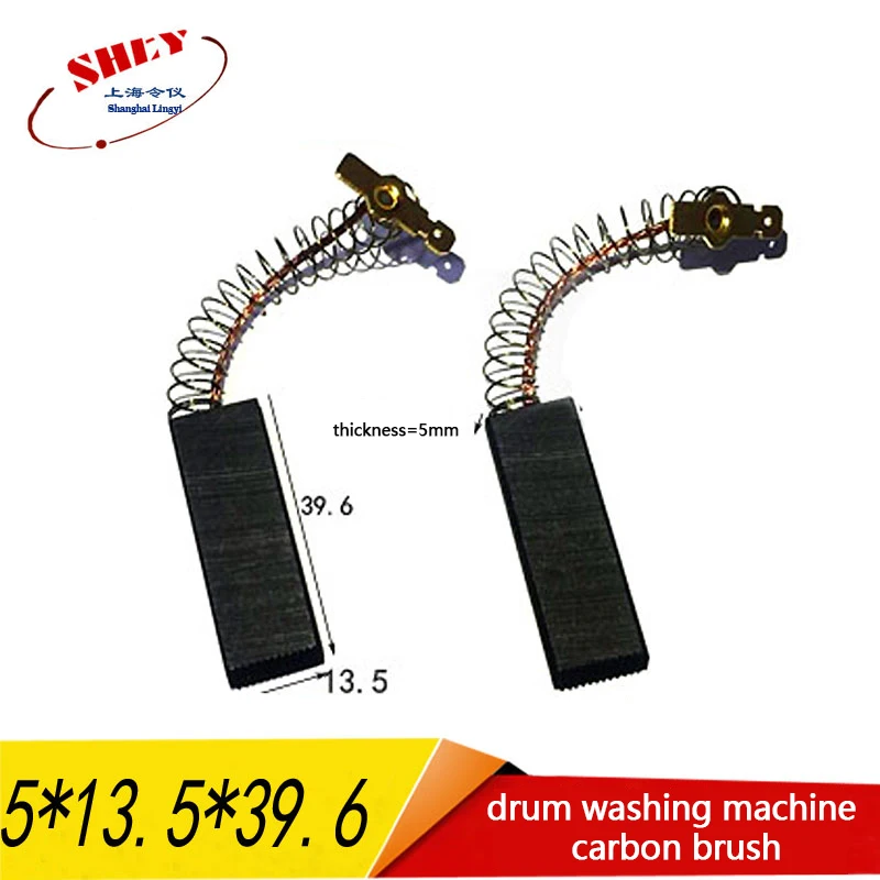 Untuk Siemens Panasonic Haier Whirlpool Sanyo Electrolux Mesin Cuci Drum Baru Sikat Karbon Motor 5*13. 5*39. 6mm