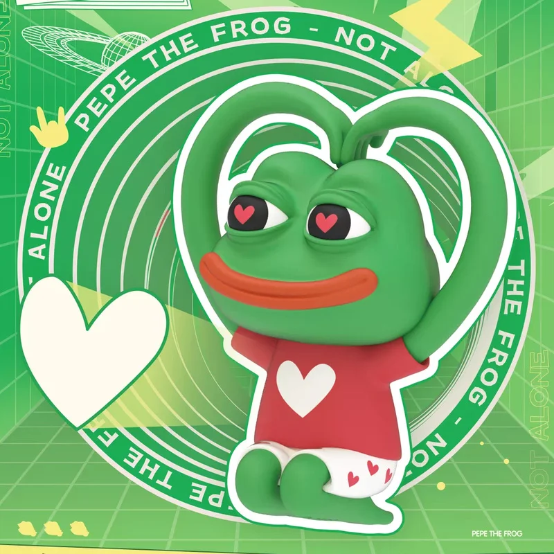 Neue traurige Frosch Blind Box pepe den Frosch nicht allein Serie Figuren Modell Gezeiten spielen Kinder Anime Action Spielzeug Geschenk lustige Dekoration