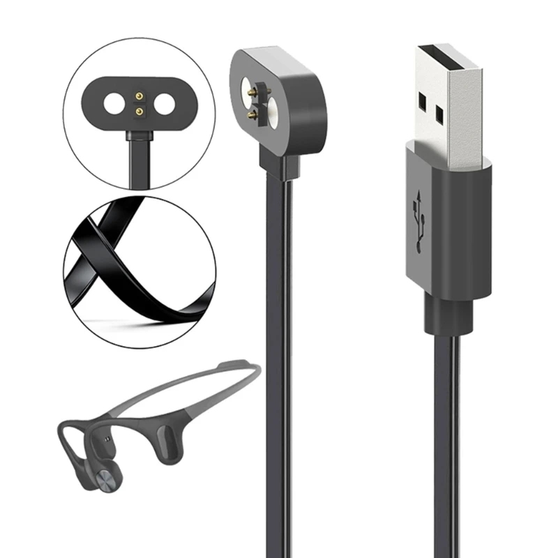 Headphone Magnetic Charger Stand Cord Bracket Suitable for Mojawa MOJO2 USB Fast Charging Cable Power Adapter Line Wire F19E