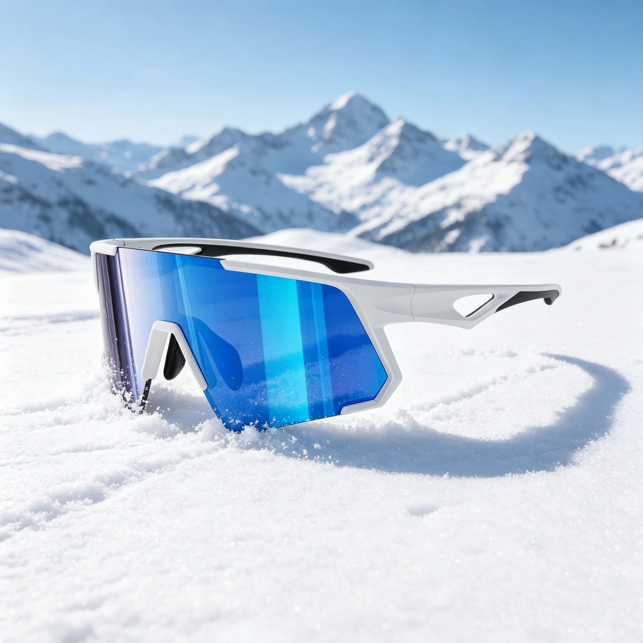 VEITHDIA New Outdoor Sports Skiing Sunglasses Personality Half Frame Glasses Running Cycling Essentials Unisex Goggles FAKN-Y338