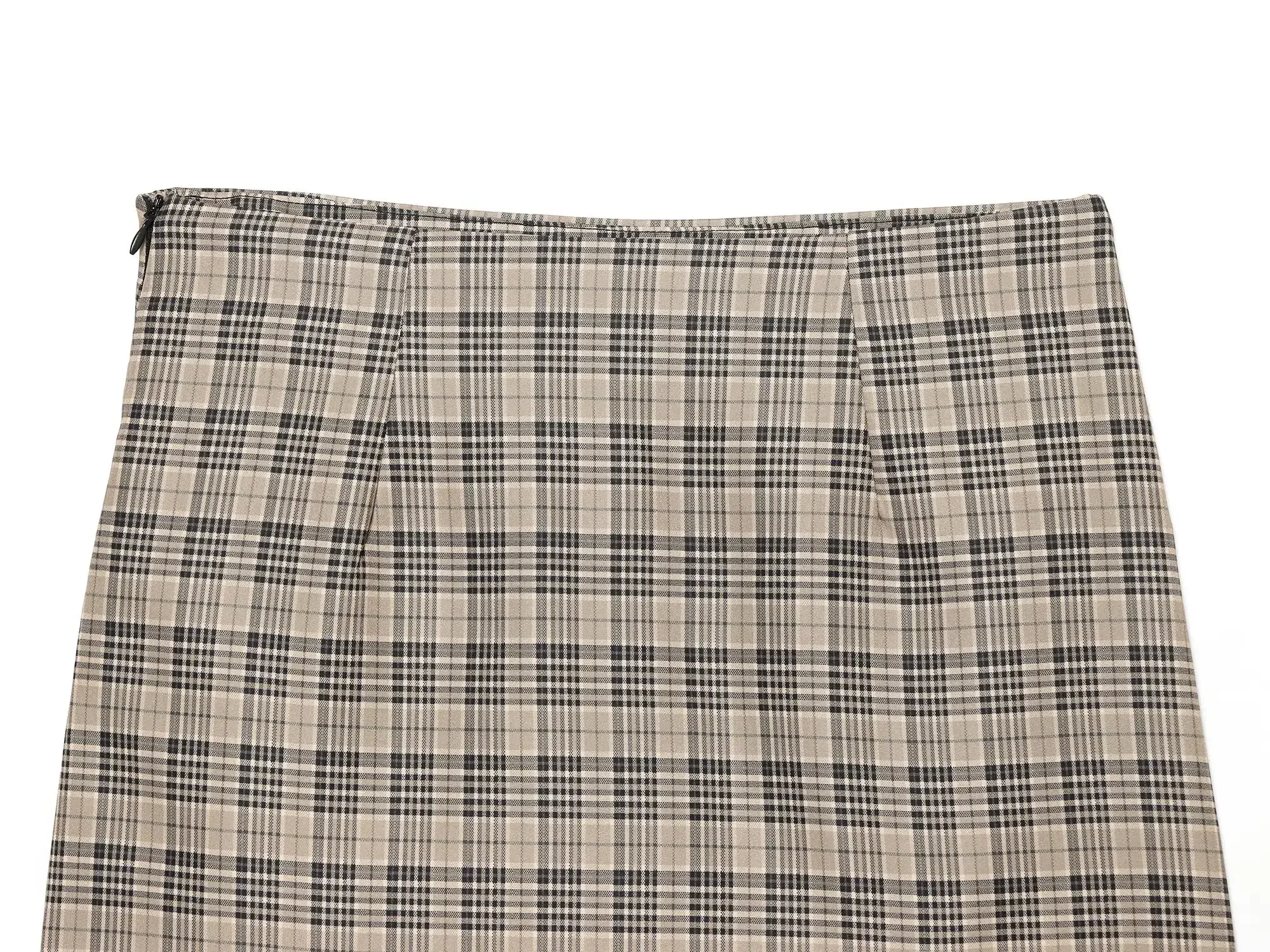KONDALA Damen Elegante Karo-Mini-Culottes Vintage High-Street-Shorts-Röcke 2026 Frühherbst Trendiger Freizeitrock mit Spitzenbesatz – Detail 11