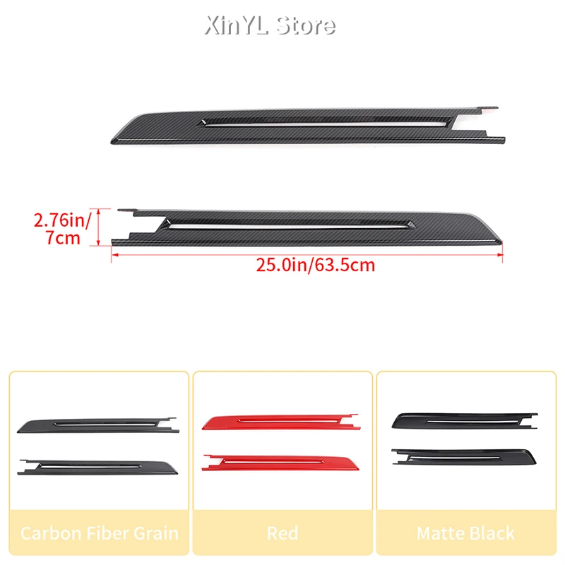 Auto Accessory Rear Tail Trunk Door Lid Car ABS Tail Trim for Chevy Suburban for Tahoe 2020-2023 Tail Gate Tail Trim