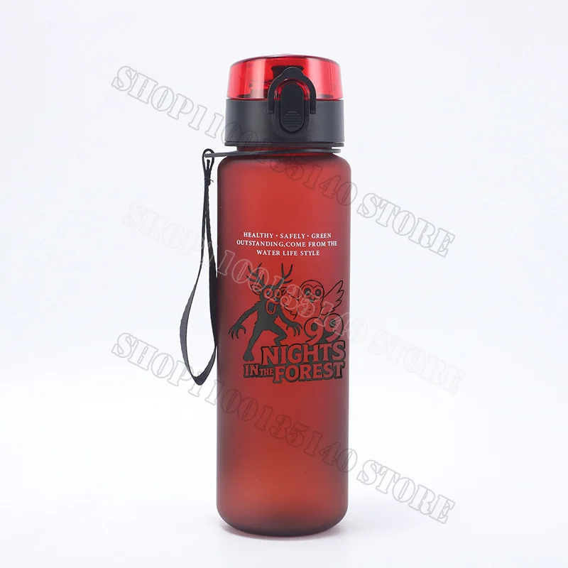99 ليلة في الغابات الرياضة زجاجة ماء 650 مللي الرعب نمط متجمد كوب المحمولة الصالة الرياضية السفر شفافة مانعة للتسرب شرب زجاجات #5