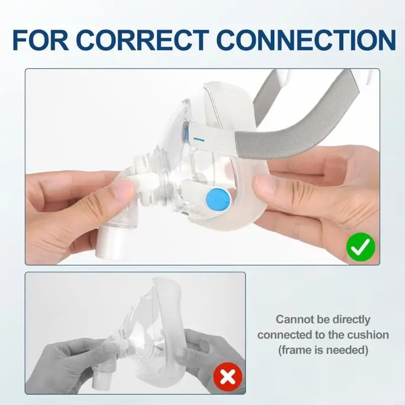 CPAP Machine Mask Connector Replaceable ABS Plastic Respiratory Mask Adapter Easy Installation CPAP Machine Accessories