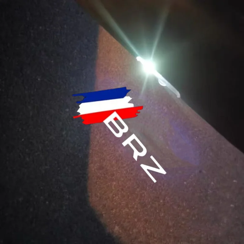 LED Car Door Welcome Projector Logo Light for Subaru BRZ 2012 -2022 2023 2024 2025 2026 Car Goods Welcome Courtesy Accessories