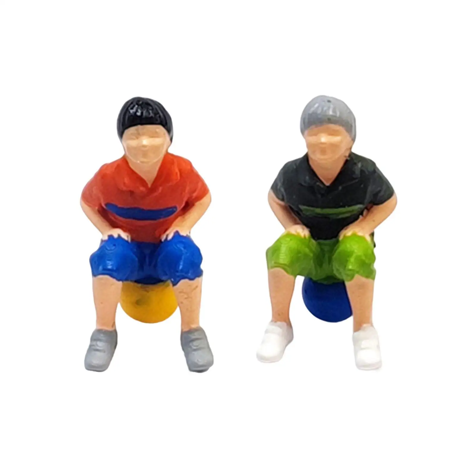 

Окрашенные мини-фигурки Диона 1/64, детские фигурки для кукольного домика, аксессуары для украшения
