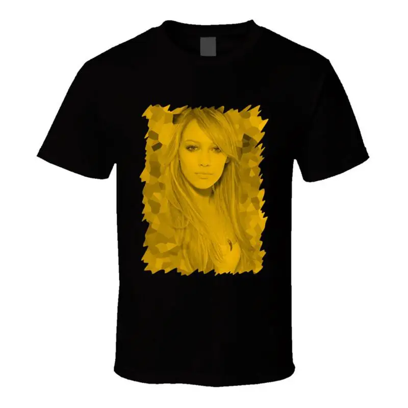 

Футболка неонового цвета Hilary Duff 12.