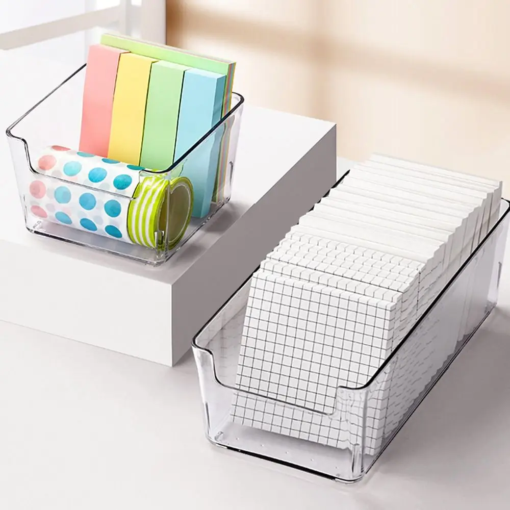 

Waterproof Students Stationery Container Storage Case Storage Box Desktop Organizer Drawer Separate Storage Note Holder