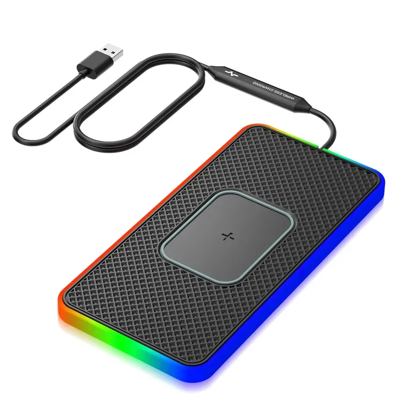 for D15Pro Ambient Light Luminous Car Wireless Charger