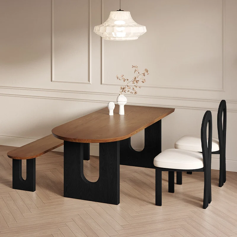 Обеденный стол для макияжа на открытом воздухе, японский ресторан, роскошный мобильный обеденный стол, современный скандинавский необычный дизайнерский деревянный стол Muebles