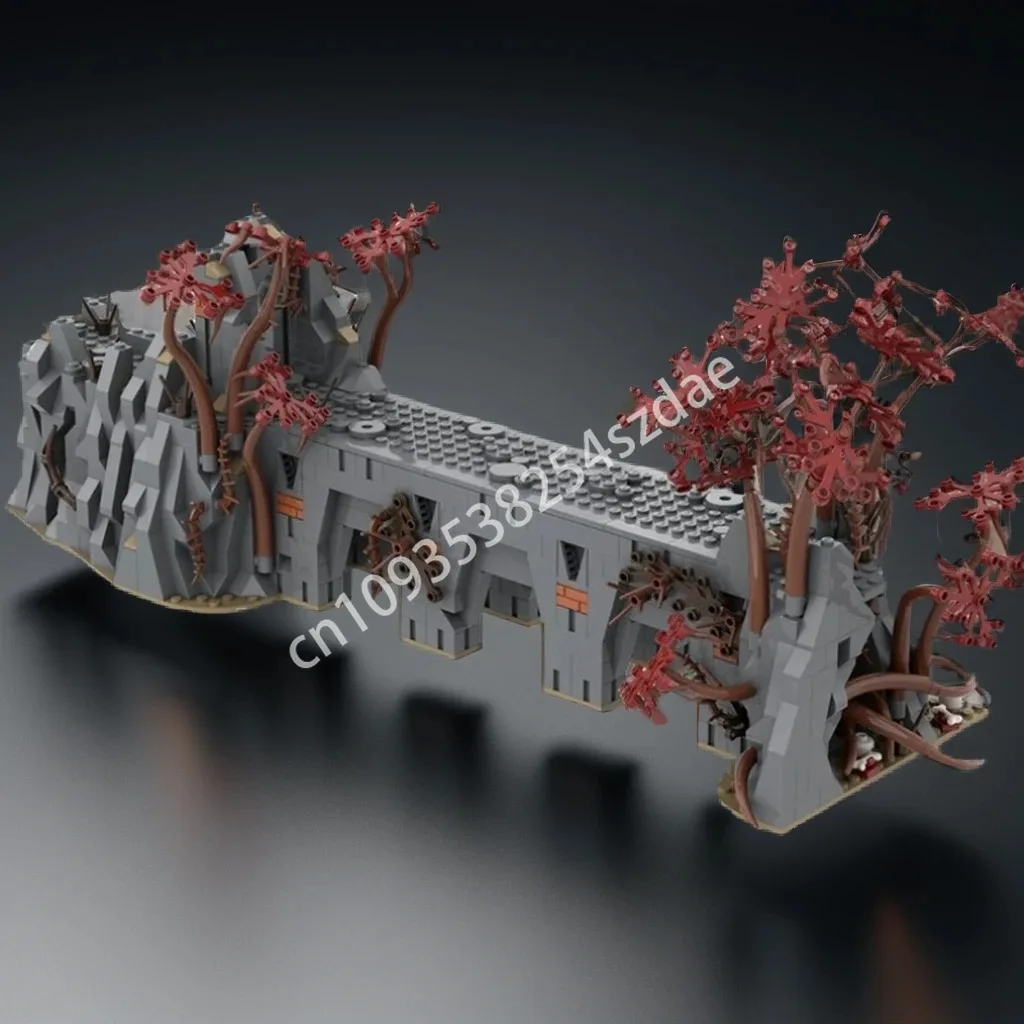 

1094pcs MOC UCS Dol-Guldur part 1/8 the Rings Building Blocks Creative Space imagination up Christmas toy Gift