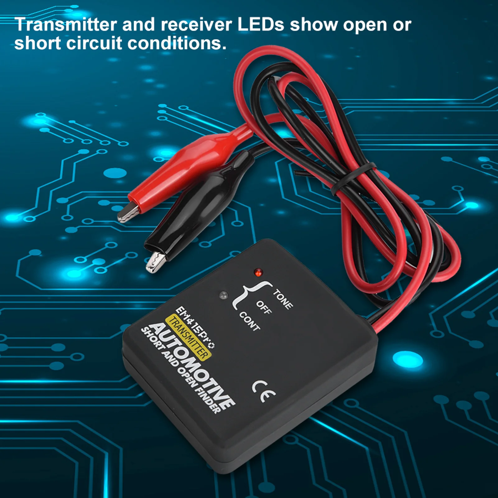 

EM415PRO 6‑42V Тестер-искатель обрыва и короткого замыкания для кабелей и проводов, инструмент для ремонта автомобилей, автомобильный кабельный тестер