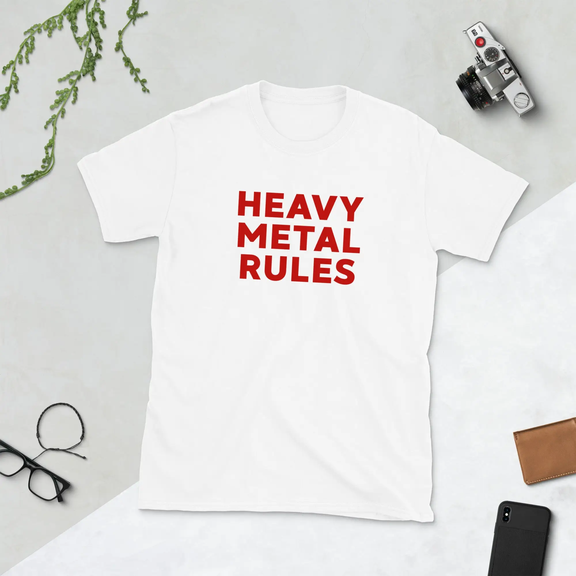 

Футболка в стиле Heavy Metal Rules