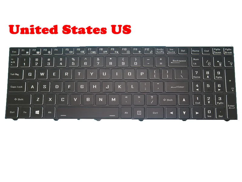 Imagem -03 - Teclado para Medion Erazer Crawler Eua Reino Unido gr E10 Np50db-m Md61794 Md61828 Md61829 Md61861 Md61862 Md61863 Md61864 Md61885