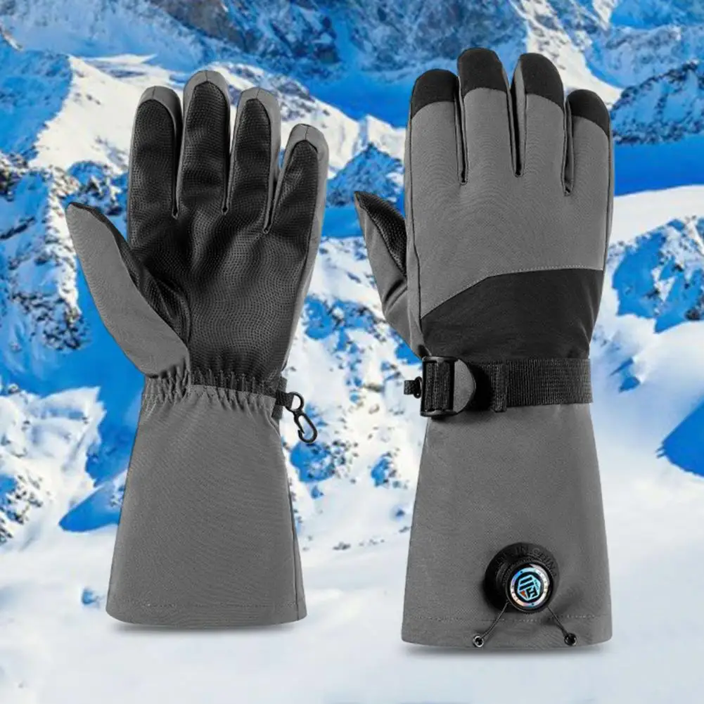 Schneefeste Skihandschuhe, winddichte Skihandschuhe für Männer und Frauen, Jugendliche, wasserdichte Touchscreen-Winter-Schneehandschuhe für Outdoor