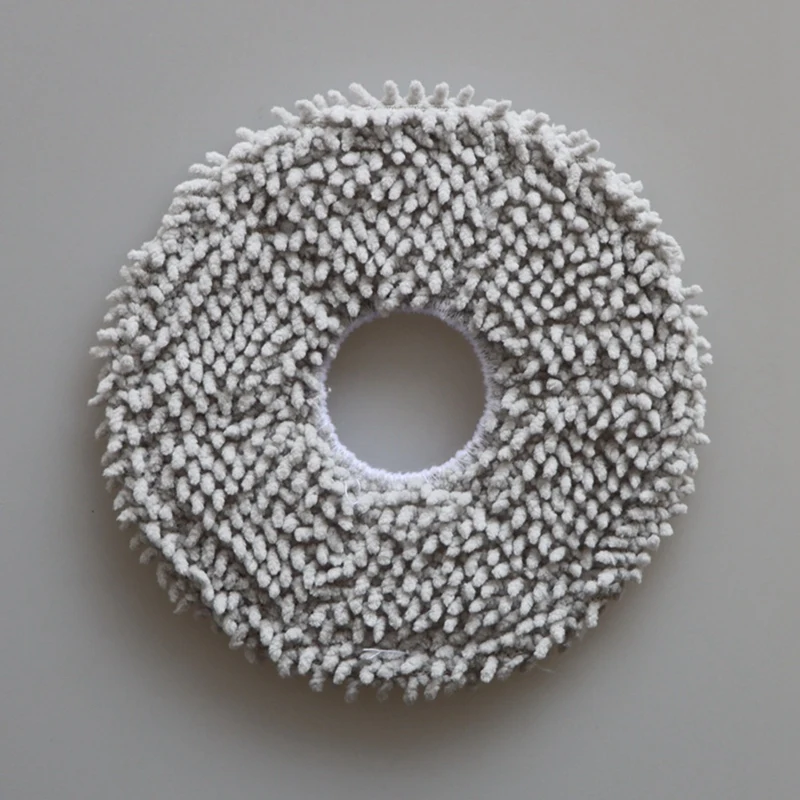 8 Piece Washable Mop Cloth HEPA Filter Replacement Parts Plastic+Microfiber For Midea V12 V10 Robot Vacuum Cleaner Accessories