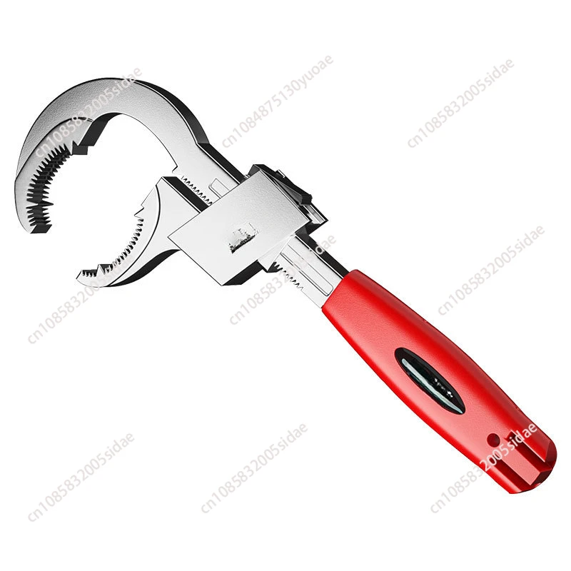 Universal Double-ended Wrench Adjustable Multifunctional Bath Wrench Aluminium Alloy Open End Spanner Bathroom Repair Hand Tool