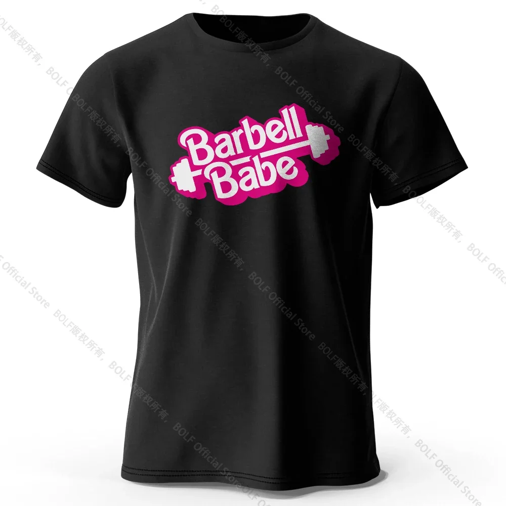 Women Men's Pink Gym Printed T-Shirt  Funny Graphic Tees for Men Women Summer Tops  for Men Women Summer Tops view 3