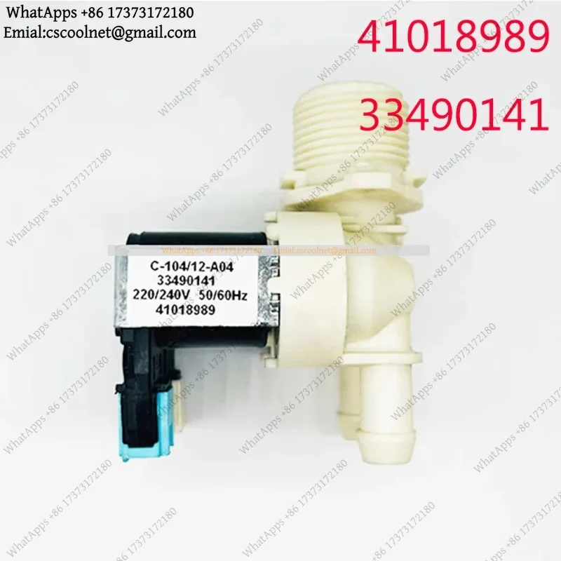 k06 Inlet Water Valve Compatible with Candy Cardin Ling Drum Washing Machine 41018989 33490141 Replacement Part
