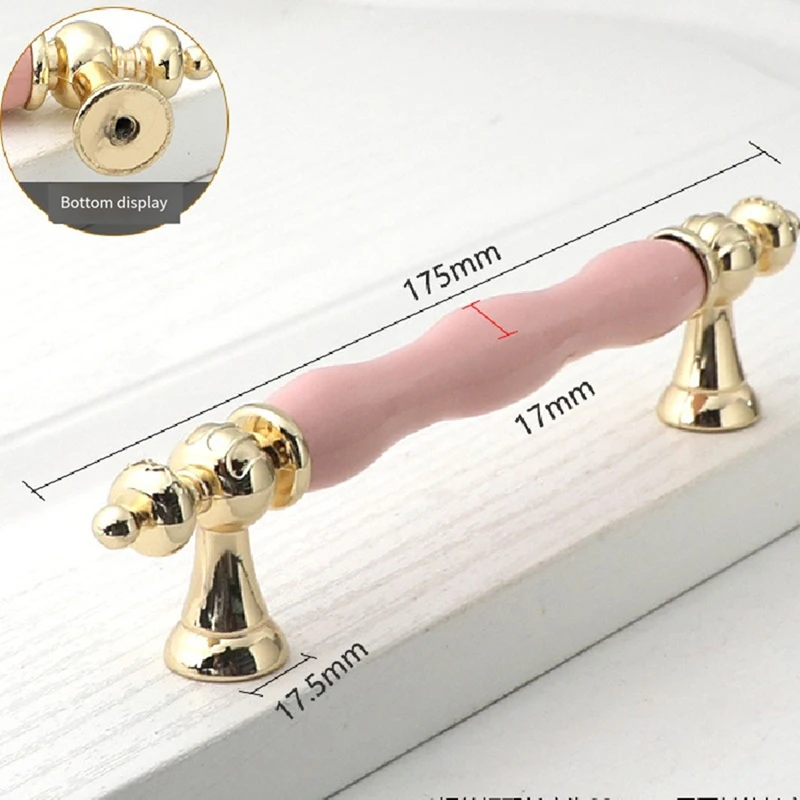 Fashion Ceramic Cabinet Handle Kitchen Cabinet Door Handle Drawer Pull European Style Furniture Handle.-ABPX