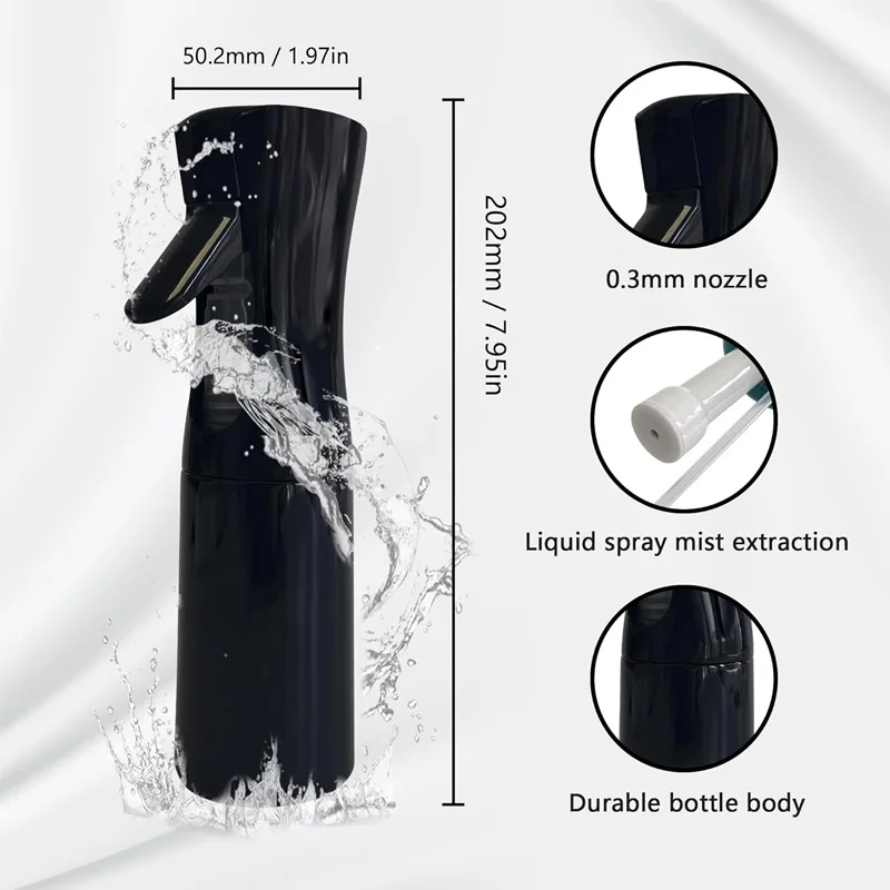 1/2 قطعة مشط تصفيف الشعر واسع الأسنان أدوات الشباك نسيج رقيق مع زجاجة رذاذ للرجال أدوات تصفيف الشعر المثالية