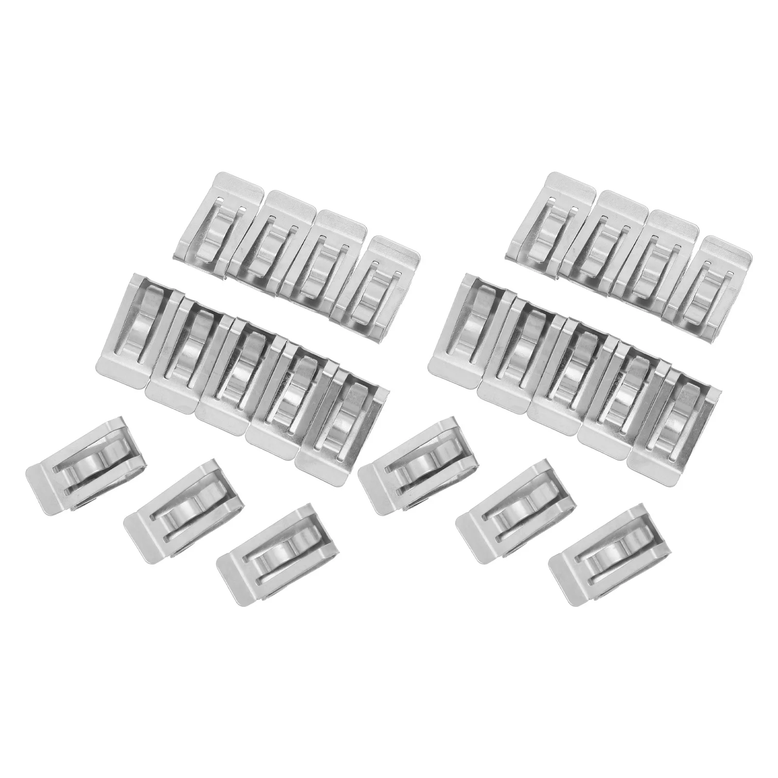 

50Pcs Stainless Steel Wire Clips Solar Panel Cable Clamps Photovoltaic Wire Management Clips High Corrosion Resistance