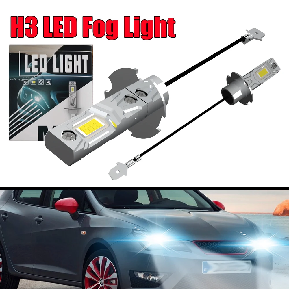 2x H3 светодиодные автомобильные фары противотуманные фары Canbus лампа автодиодные фары дальнего света 6000K высокой мощности для VW PASSAT B5.5 2000 ~ 2005 2x H3 светодиодные автомобильные фары противотуманные фары Canbus лампа автодиодные фары дальнего света 6000K высокой мощности для VW PASSAT B5.5 2000 ~ 2005