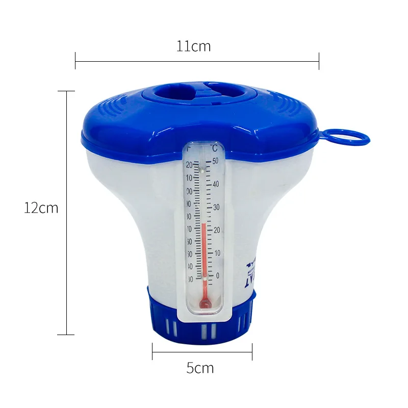 5 Inch Swimming Pool Cleaning Accessories Floating Sterilizer Chemical Chlorine Dispenser Automatic Dosing Tablets