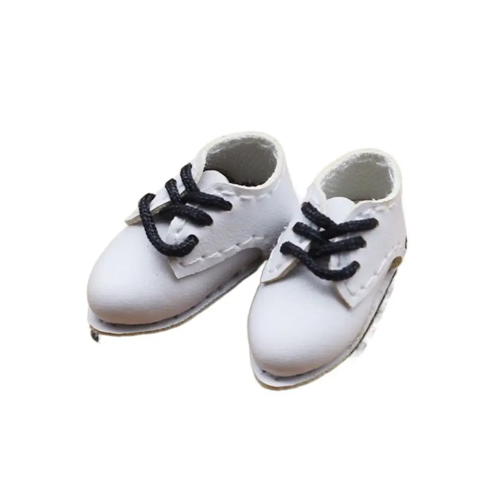 

Разноцветные туфли из искусственной кожи для кукол Ob11 DOD 1/12 Bjd, универсальные, милые аксессуары для девочек