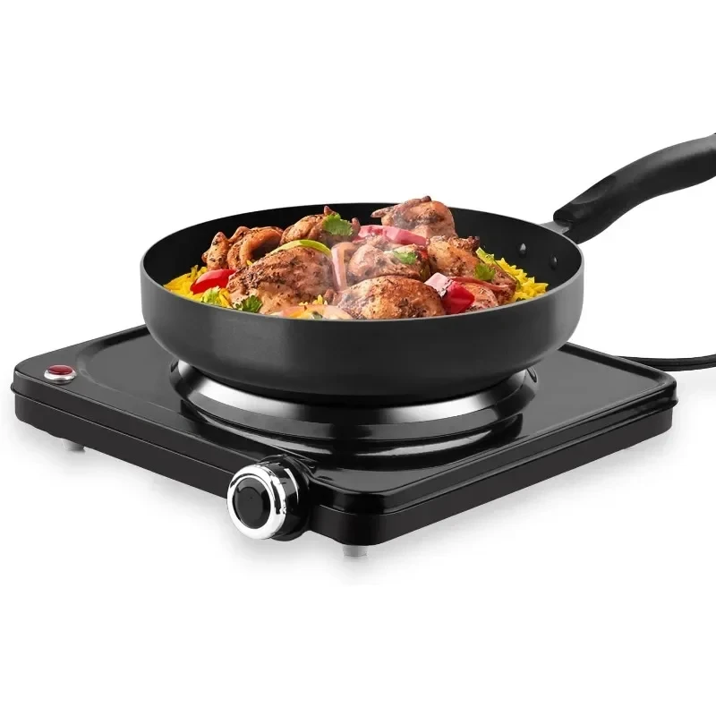 

Переносная электрическая плита Одиночная электрическая плита для общежития офиса, Домашняя Плита для кемпинга, совместимая со всеми кухонными приборами