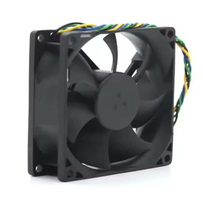 8025 12V 0.65A 8CM 4 pines PWM ventilador de alto volumen de aire PVA080G12Q
