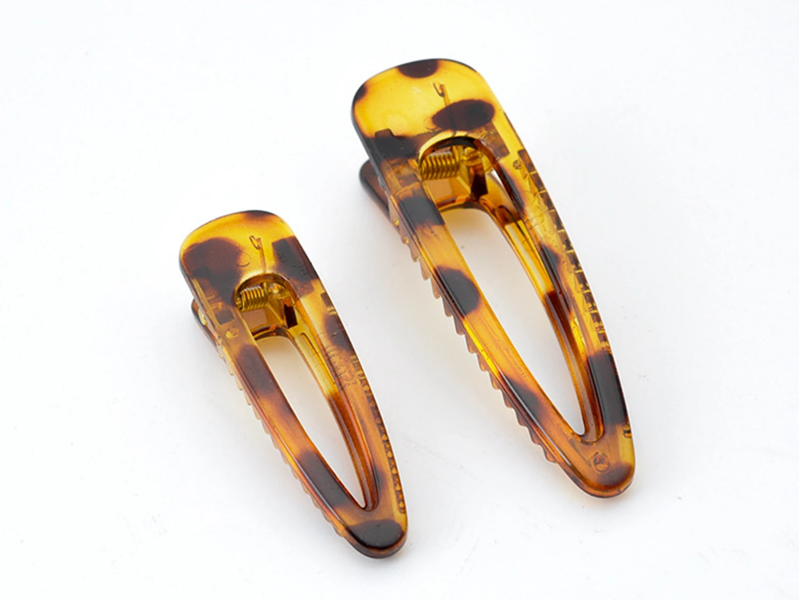 5 Pcs Ladies Tortoise Shell Plastic Hair Alligator Clip 60mm 80mm Bangs Slides