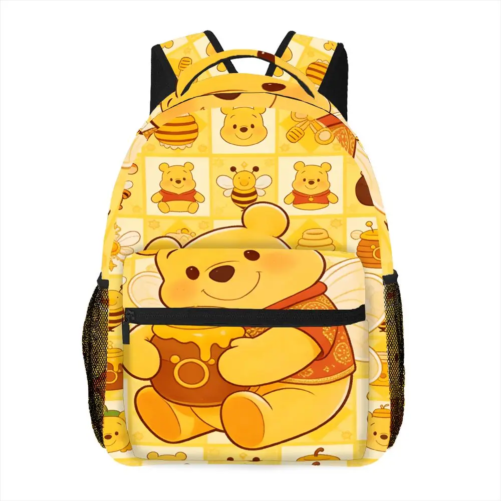 Disney Winnie the Pooh Backpack, Casual Bag, Large Capacity, High-Quality Gift, Personalized Daily Use