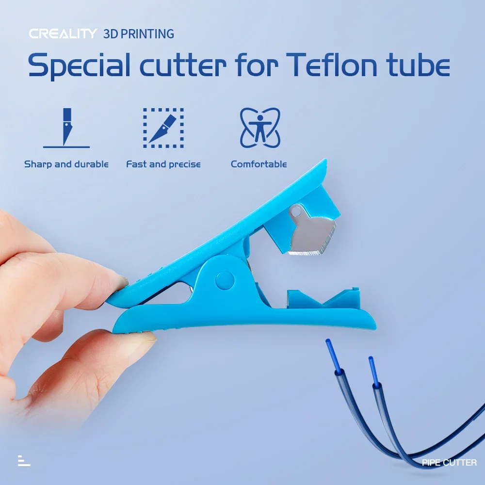 Creality PTFE Tube Cutter Mini Portable Pipe Cutter Blade for 3D Printer Parts Tube Nylon PVC PU Cutting Tools 1pc