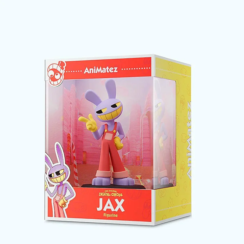 새로운 재고 있음 오리지널 놀라운 디지털 서커스 의상 애니메이션 피규어 Pomni Zooble Kinger Jax Gummigoo Ragatha 인형 장난감 선물