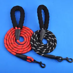 Pet Dog Leash Reflective Outdoor Training Long Lanyard Nylon Rope Belt For Small Medium Large Big Dogs Supplies 1.5/2/3 Meter