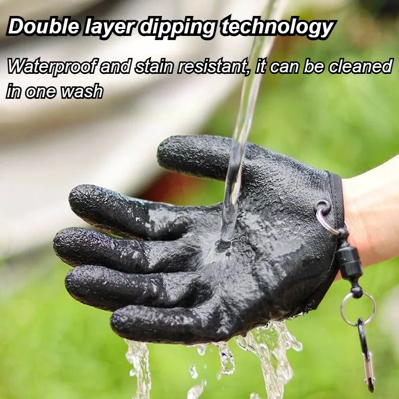 Gardening Magnetic Gloves Anti Prick， Planting Specific Gloves Portable Waterproof Garden Protective Gear - view 4