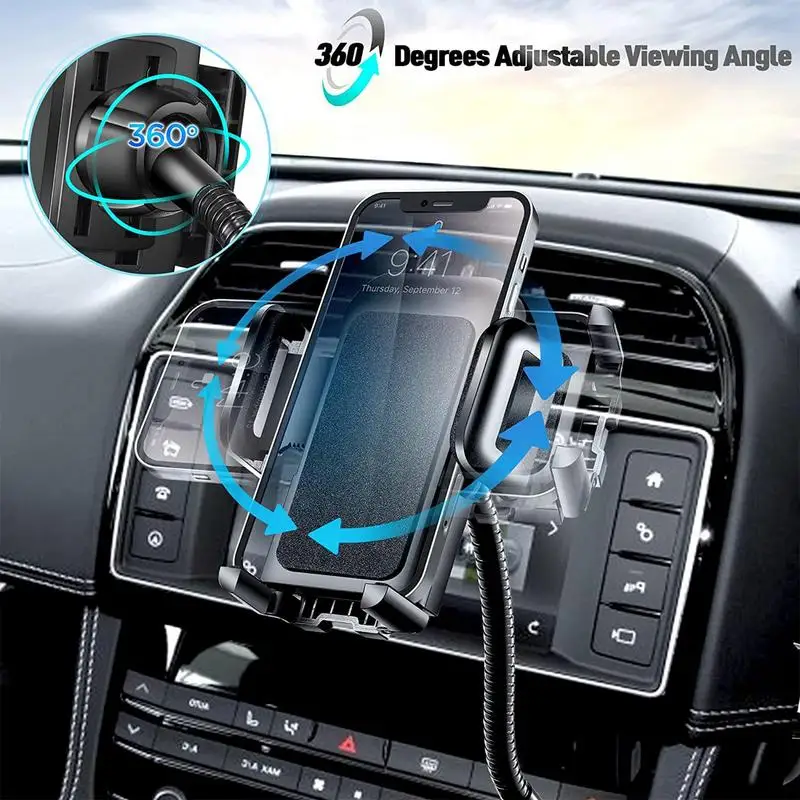 3 In1 USB Car Charger Cigarette Lighter Mobile Phone Holder Support Bracket For IPhone Xiaomi Samsung GPS Stand Auto Accessories