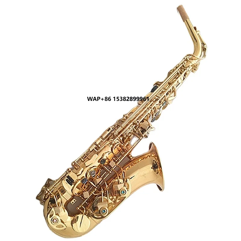 

Weifang Rebon Eb Key Alto Lacquer Gold Saxophone
