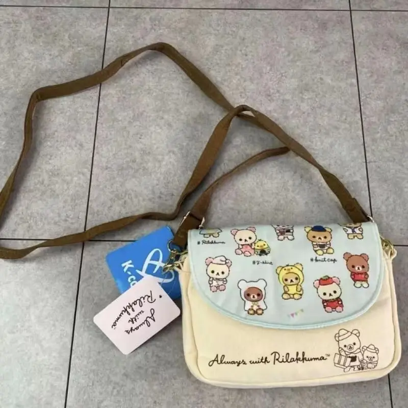 Rilakkuma Relaxed Bear Crossbody Tas Leuke hanger Kleine portemonnee Mobiele telefoon opbergtas Ideaal cadeau voor vrienden