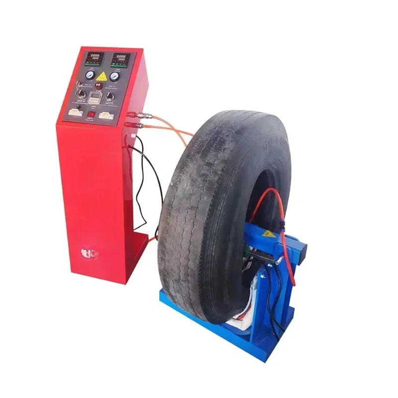 truck large off-road tire repair vulcanization machine 7.00 8.25 285-315 all-steel large tire hard damage repair bulging